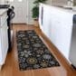 Dalyn Rug Company Wonderland WN31 2"3" x 7"6" Black Indoor/Outdoor Runner, , large
