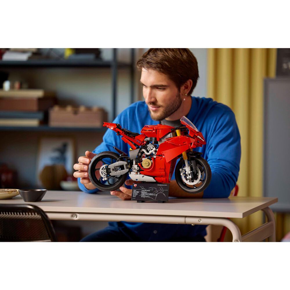 LEGO Ducati Panigale V4 S Motorcycle Building Set in Red, , large