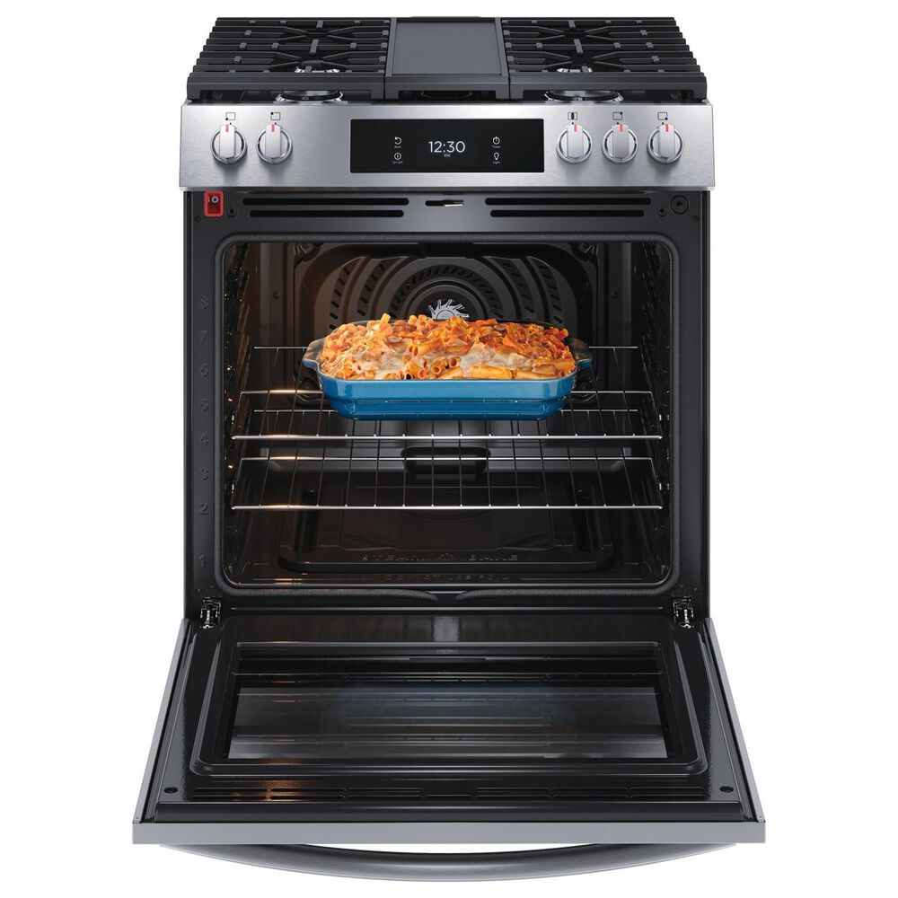 Frigidaire Gallery 2-Piece Kitchen Package with 6 Cu. Ft. Gas Range and 30" Over-The-Range Microwave in Stainless Steel, , large