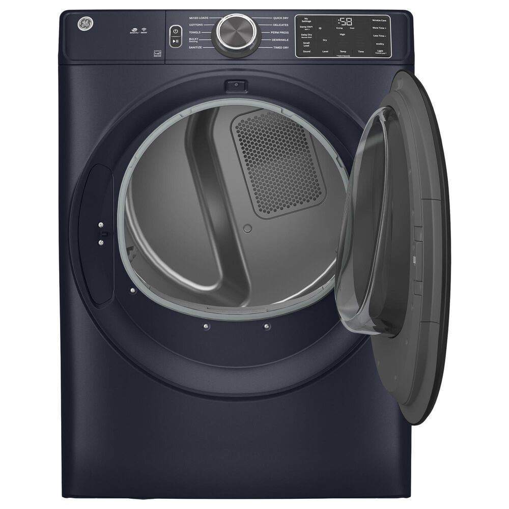 GE Appliances 4.8 Cu. Ft. Front Load Washer and 7.8 Cu. Ft. Electric Dryer Laundry Pair in Sapphire Blue, , large