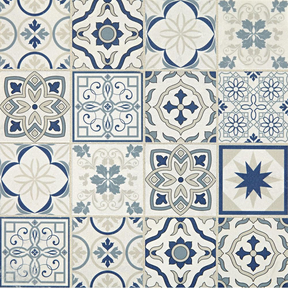Dal-Tile Sublimity Mindful Sequence Encaustic Mosaic Tile, , large