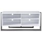 Furniture of America Friedman 2-Piece Entertainment Center in White and Gray, , large