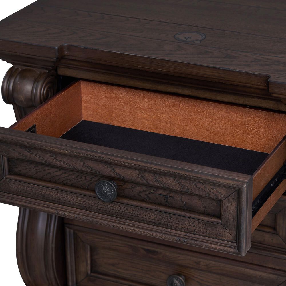 Sasha Lee Bellmeade 3-Drawer Nightstand in Distressed Medium Oak, , large