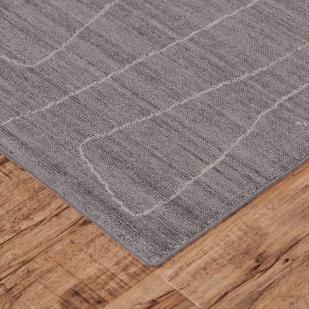 Feizy Lennox 5&#39; x 8&#39; Charcoal Area Rug, , large