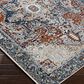Surya Lavadora 2"7" x 7"3" Ink Blue, Brick Red, Mustard, Gray, Light Beige and Cream Runner, , large