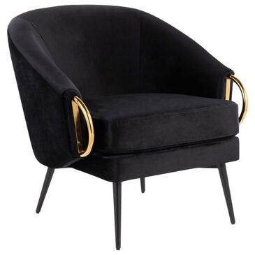 Lumisource Claire Accent Chair in Black, , large