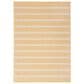 Nourison Positano POS03 Yellow and Ivory 5" x 7" Indoor/Outdoor Area Rug, , large
