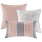 Hampton Park Lola 7-Piece Queen Comforter Set in Grey/Blush, , large
