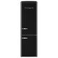 Unique Appliances Classic Retro 9 Cu. Ft. Bottom Freezer Regfrigerator In Midnight Black, , large