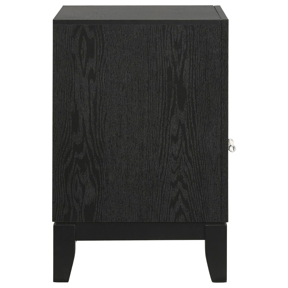 New Heritage Design Obsidian 4-Piece King Bedroom Set in Black, , large