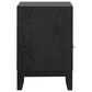 New Heritage Design Obsidian 4-Piece King Bedroom Set in Black, , large