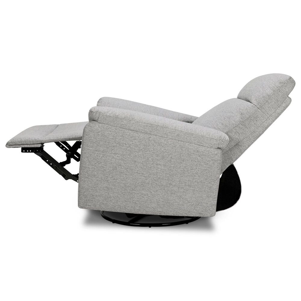 New Haus Suzy Swivel Glider Recliner in Frost Grey, , large
