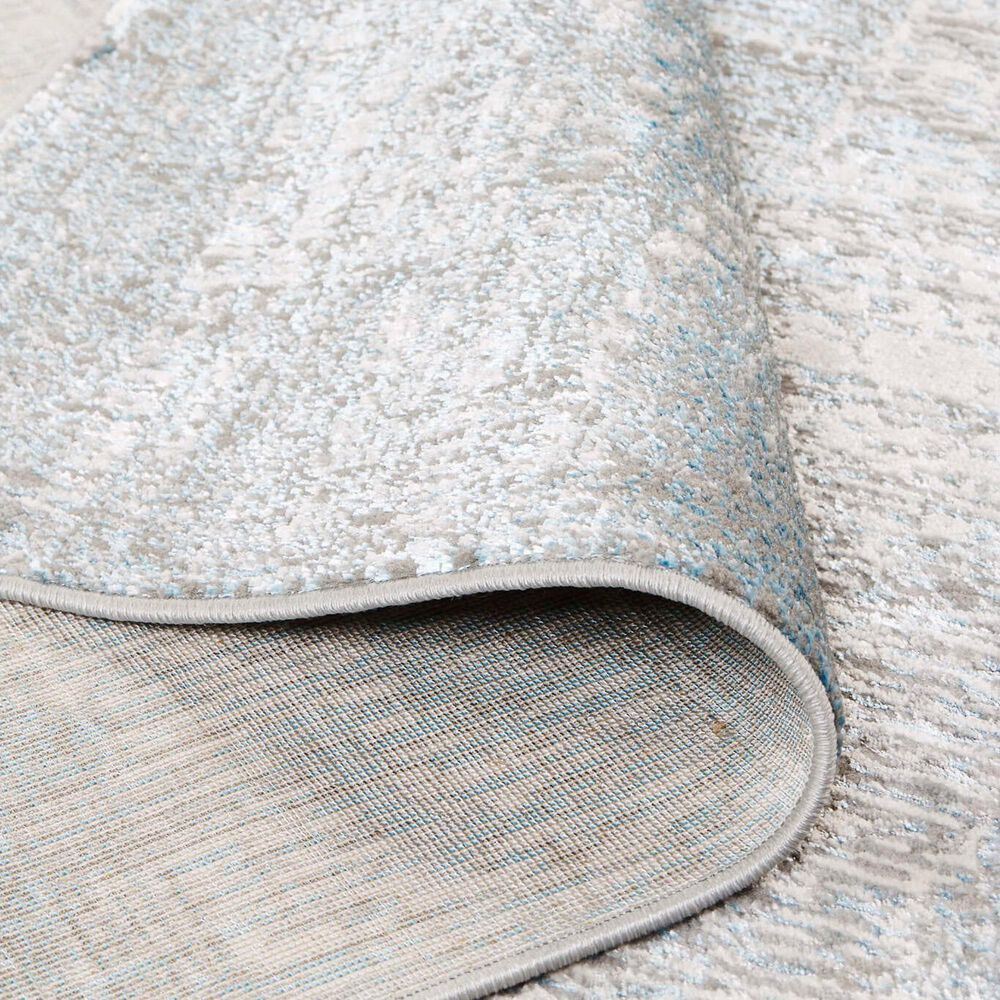 Feizy Azure 6&#39;7&quot; x 9&#39;6&quot; Blue and Beige Area Rug, , large