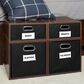 Regency Global Sourcing Niche Cubo 2-Piece Storage Cube Set in Truffle Brown, , large