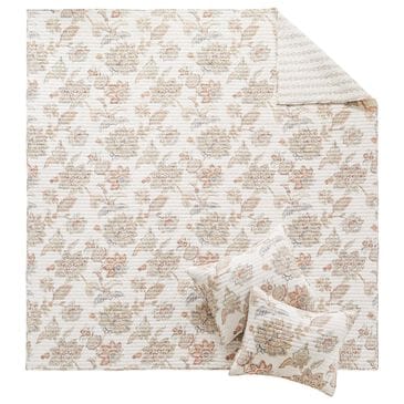 Levtex Selesta 2-Piece Twin Quilt Set in Blush, Taupe and Grey, , large