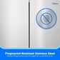 Midea 23 Cu. Ft. Garage Ready French Door Refrigerator in Stainless Steel, , large