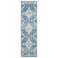 Safavieh Madison MAD616N 2"3" x 12" Navy and Creme Runner, , large