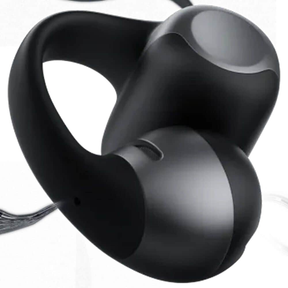 Shokz OpenDots One Open-Ear Clip-On True Wireless Earbuds in Black, , large