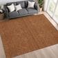 Dalyn Rug Company Soft Essentials Solid Paprika 9" x 12" Area Rug, , large