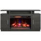 Fabio Flames Breya 70" Fireplace TV Stand in Brown Tifton Oak, , large