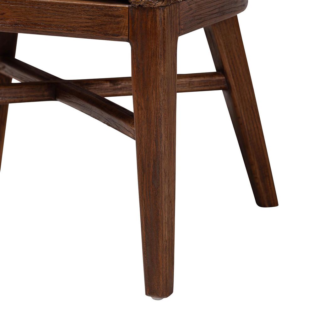 Baxton Studio Ridley Side Chair in Brown Wash, , large