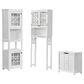 Timberlake Derby 5-Piece Bathroom Storage Set in White, , large