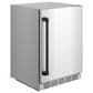 Thor Kitchen Gordon Ramsay 5 Cu. Ft. Outdoor Undercounter Beverage Cooler with Black Handle Kit in Stainless Steel, , large