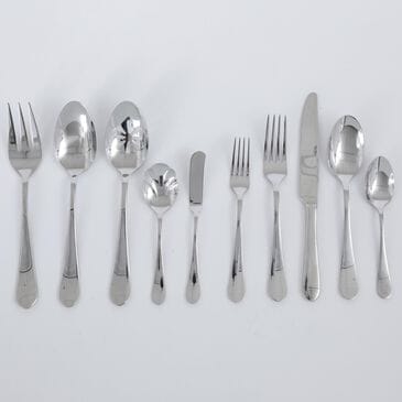 Gibson Overseas, Inc Alness 45-Piece Flatware Set in Stainless Steel, , large
