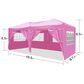 HOMLUX 10" x 20" Outdoor Pop Up Canopy Gazebo for Party in Pink, , large