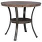 Linon Home Decor Franklin Counter Height Table in Pewter and Grey - Table Only, , large