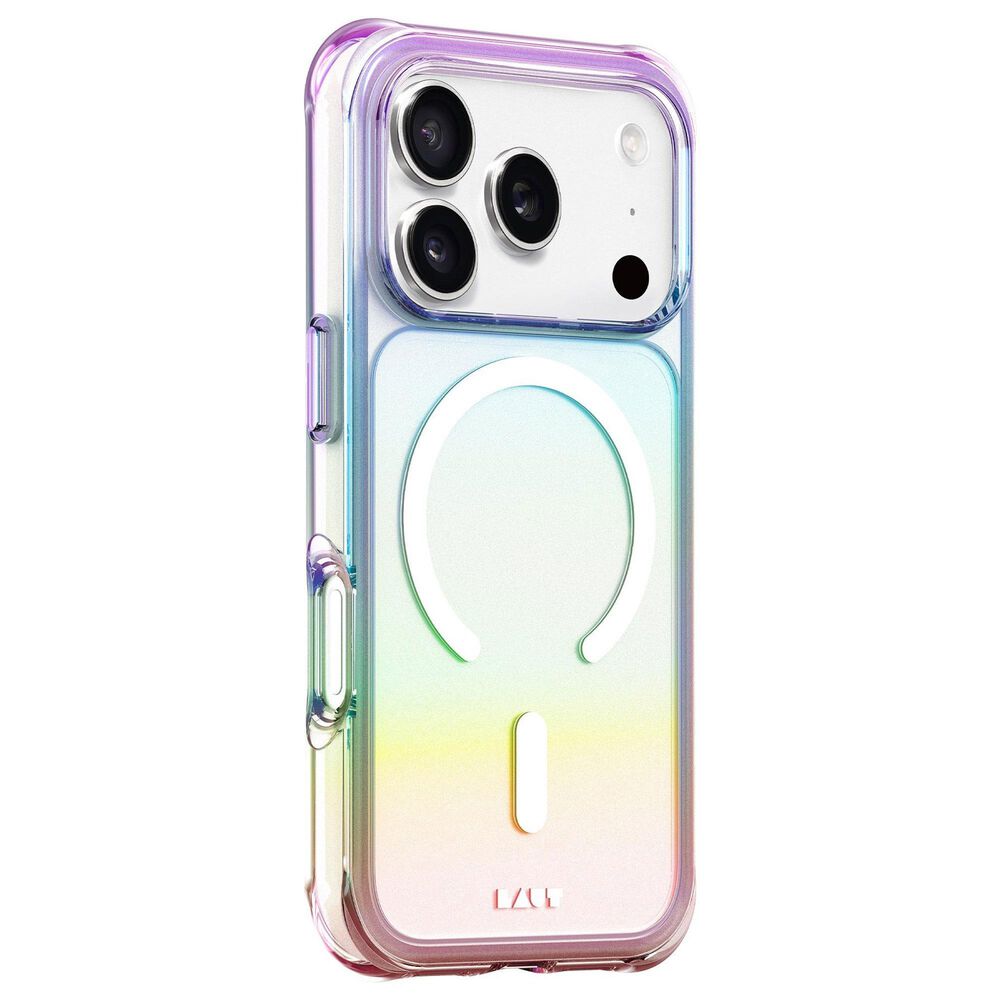 LAUT Aero Holo Case with MagSafe for iPhone 17 Pro Max in Pearl, , large