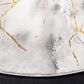 Safavieh Craft CFT877F 10" Round Grey and Gold Area Rug, , large