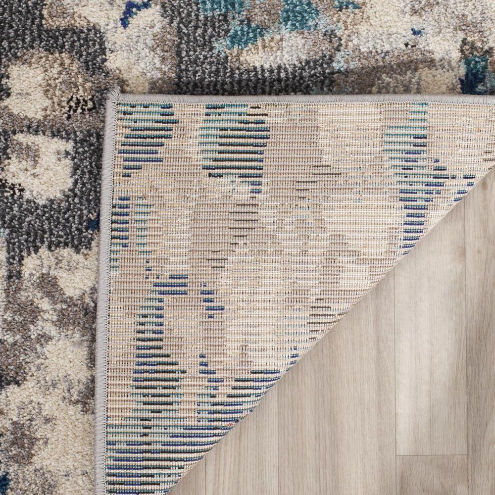 Safavieh Monaco MNC225E-3 3&#39; x 5&#39; Grey/Light Blue Area Rug, , large