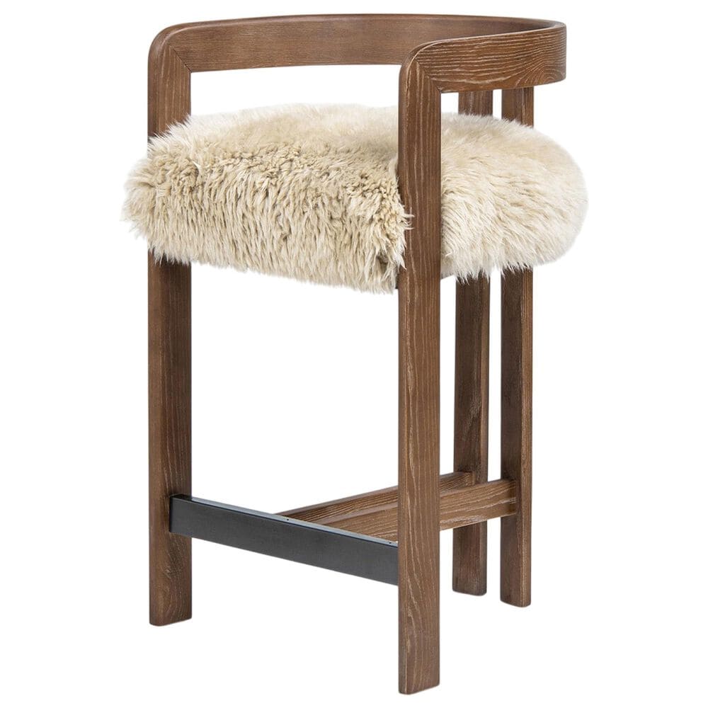 Jennifer Taylor Home Millwick Counter Stool in Natural Blonde, , large