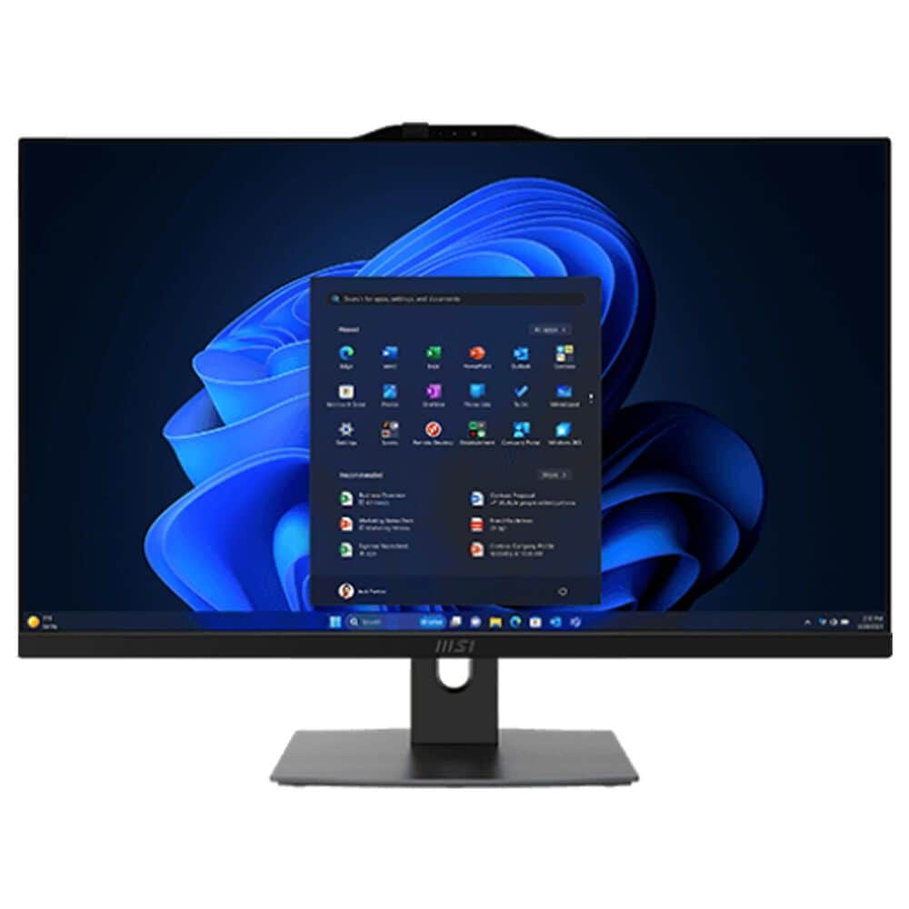 MSI 27&quot; Modern AM272P 1M All-in-One Desktop PC|Intel Core 5 120U - 16GB RAM - Intel Graphics - 1TB SSD in Black, , large