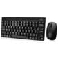 Adesso Wireless Mini Keyboard and Mouse Combo in Black, , large