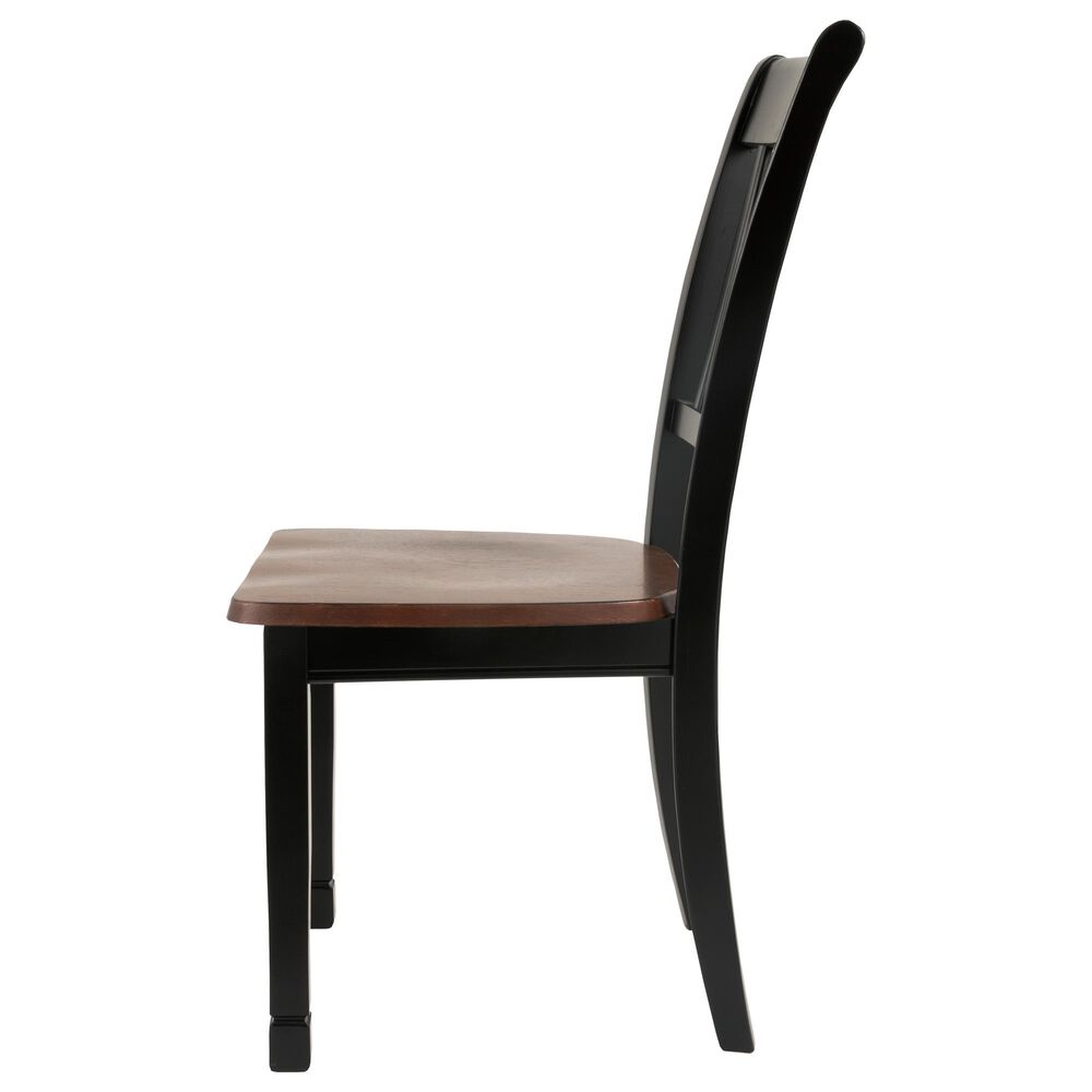 Ashley Owingsville 5-Piece Dining Set in Black and Brown, , large