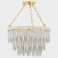 Mitzi Lighting Tiffany 1-Light Chandelier in Aged Brass, , large