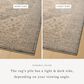 Magnolia Home Junie 5"3" x 7"6" Denim and Natural Area Rug, , large