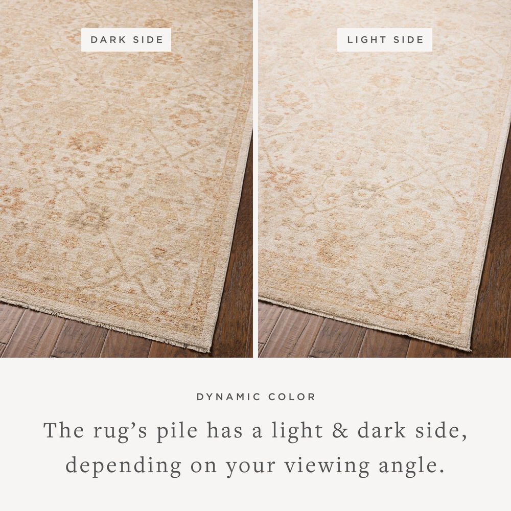 Chris Loves Julia x Loloi Palma Natural and Spice 2'3" x 3'10" Area Rug, , large