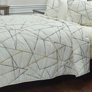 Rizzy Home Julian 20" x 26" Standard Sham in White, , large