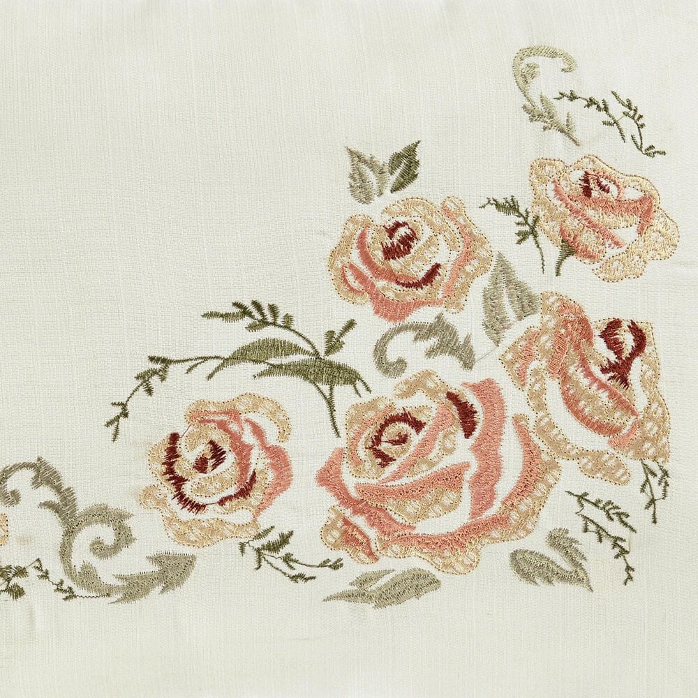 J. Queen New York Estelle 13&quot; x 19&quot; Lumbar Pillow in Coral and Cream, , large