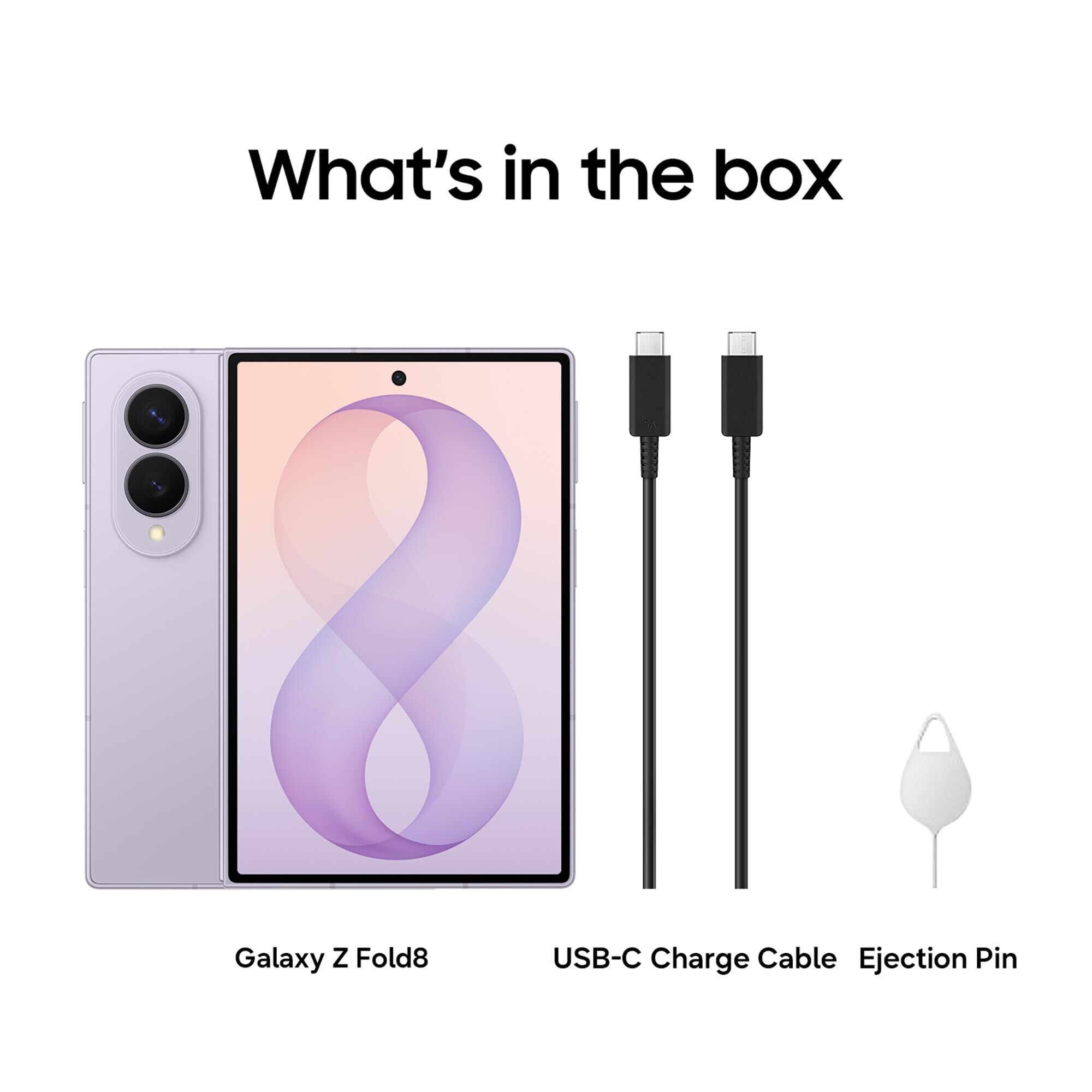 Samsung Galaxy Z Fold8 256GB in Lavender