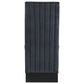 Global Furniture USA Faux Marble Pedestal Dining Table and 6 Chairs in Black, , large