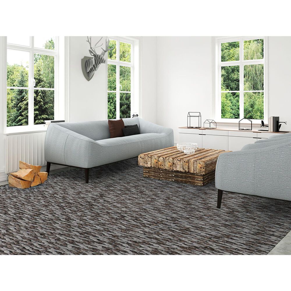 Radici USA Bellissima 010 10&#39; x 14&#39; Charcoal Area Rug, , large