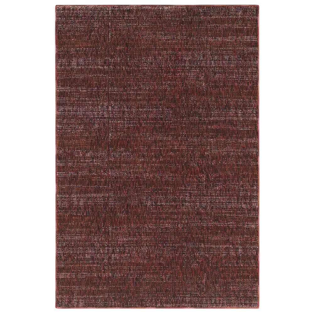 Oriental Weavers Atlas 8033K 7"8" x 10"8" Red Area Rug, , large