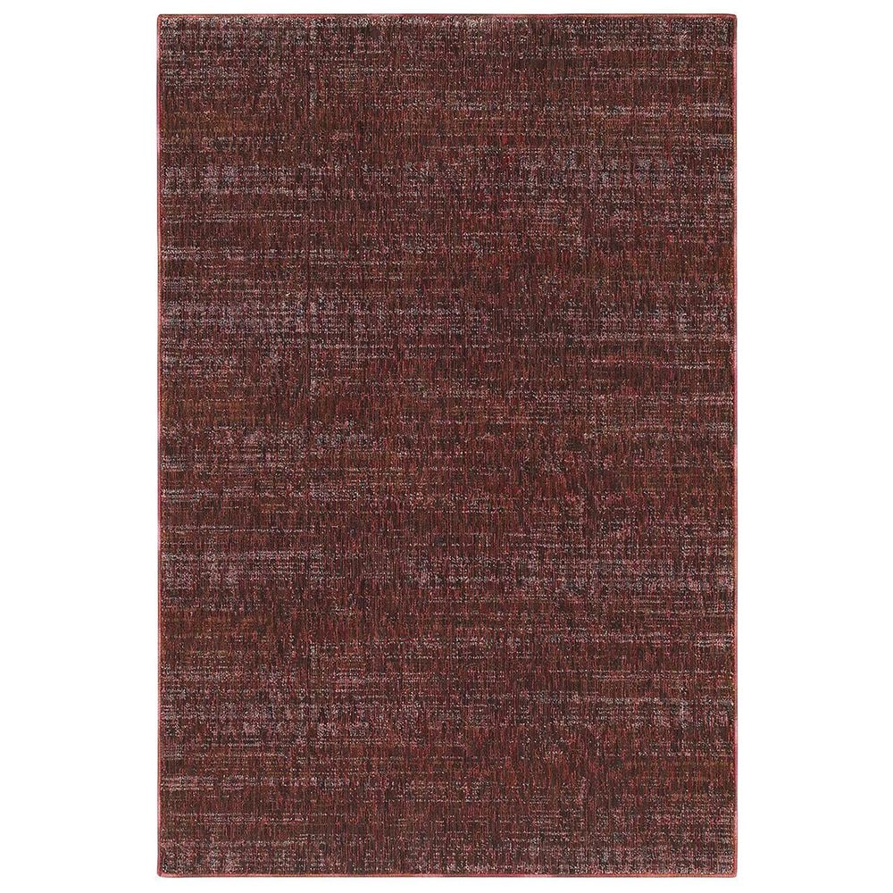 Oriental Weavers Atlas 8033K 7"8" x 10"8" Red Area Rug, , large
