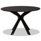 Baxton Studio Kenji 45" Dining Table in Dark Brown - Table Only, , large
