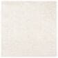 Safavieh August Shag AUG200C 5" Square Ivory Area Rug, , large