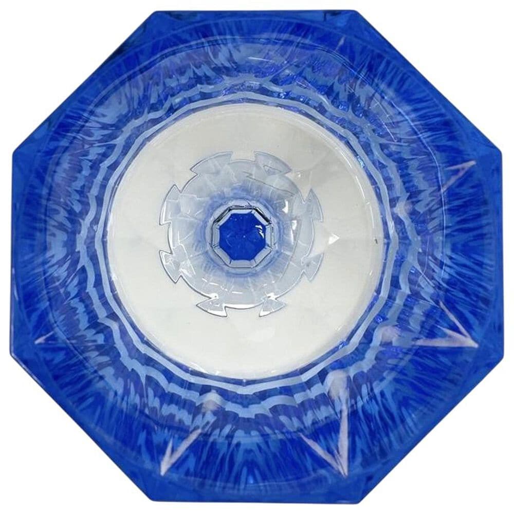 LeadingWare Crystal Diamond 12 Oz Wine Glass in Blue, , large